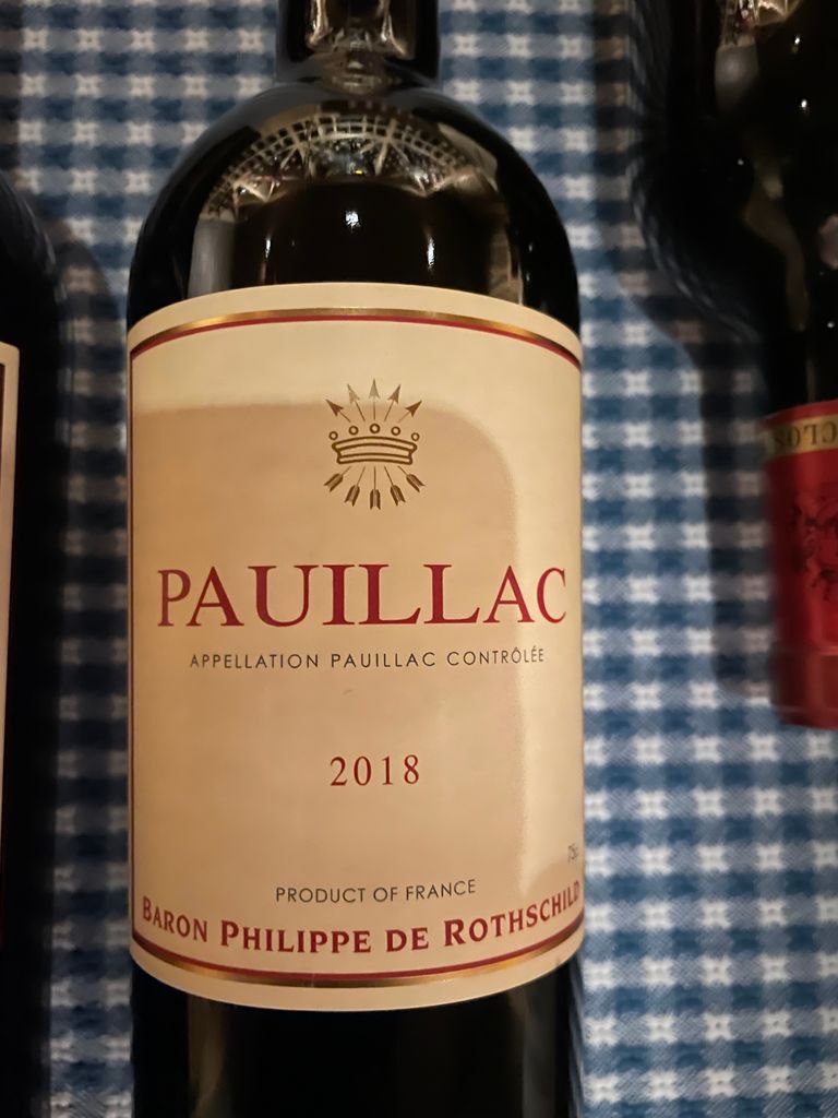 PAUILLAC 2018 赤ワイン 750ml 海外限定】 PAUILLAC 2018 赤ワイン 750ml ワイン - ワイン