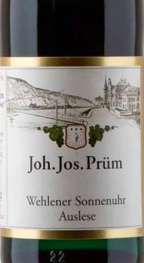 1982 Joh. Jos. Prüm Wehlener Sonnenuhr Riesling Auslese