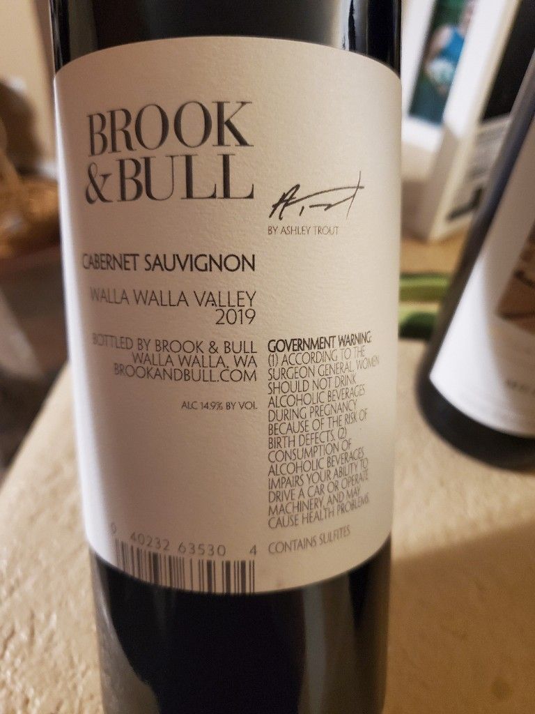 2019 Brook & Bull Sauvignon, USA, Washington, Columbia Valley