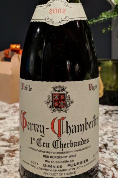 2002 Domaine Fourrier Gevrey-Chambertin 1er Cru Cherbaudes Vieille