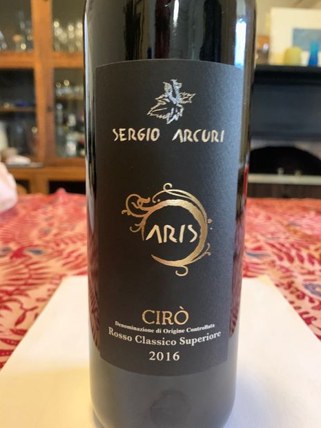 2017 Azienda Agricola Sergio Arcuri Cir Classico Superiore Aris