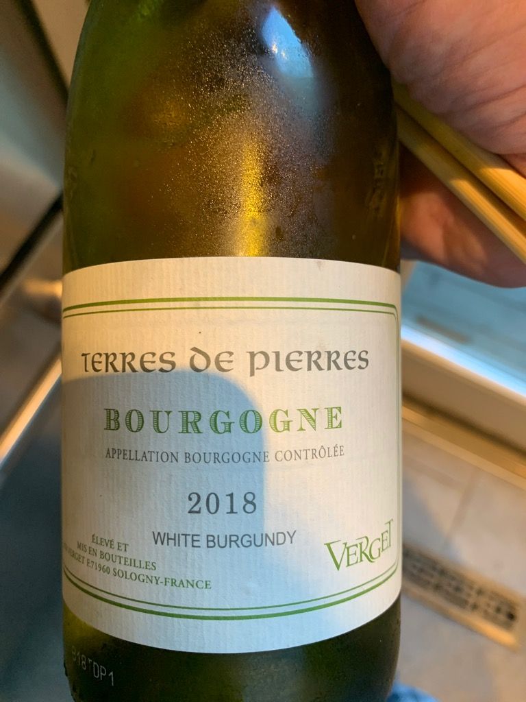 2017 Verget Bourgogne Blanc Terres De Pierres, France, Burgundy ...