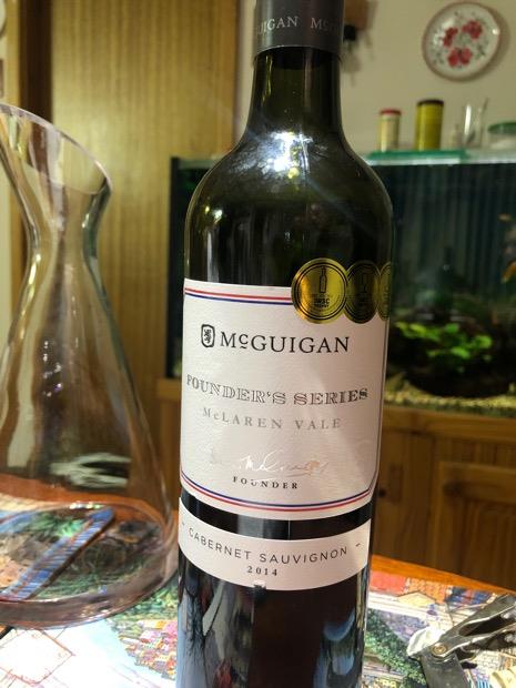 2014 McGuigan Cabernet Sauvignon Founder's Series, Australia, South