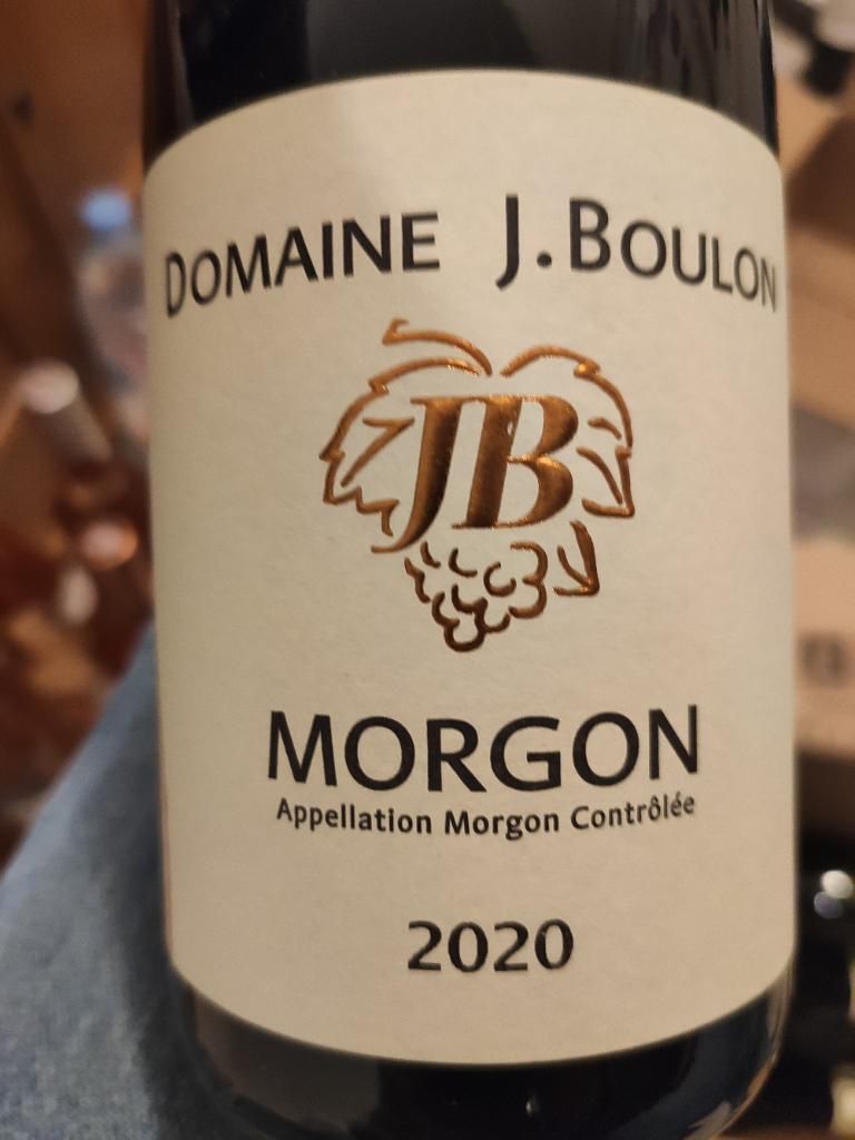 2021 Domaine J. Boulon Morgon, France, Burgundy, Beaujolais, Morgon ...