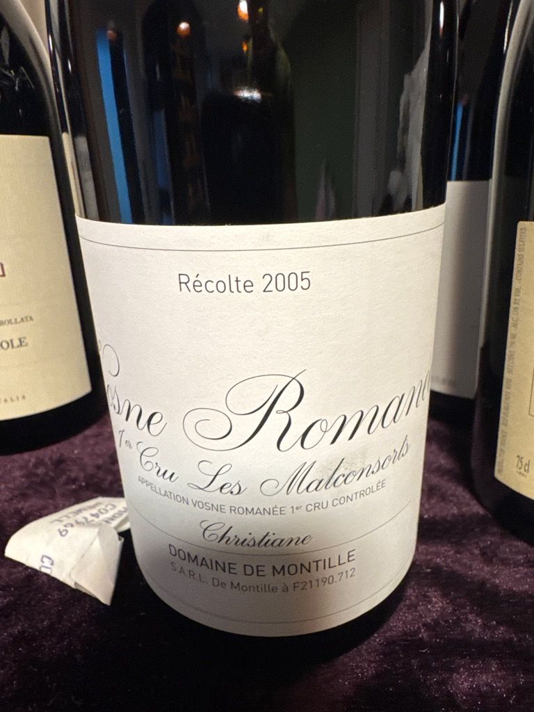 ヴォーヌ・ロマネ 1er Cru Les Malconsorts 2017 2017 Domaine de Montille Vosne-Romanée 1er Cru Aux