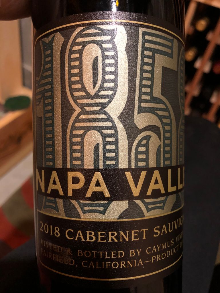 ワイン Caymus Vineyards 2018 2018 Caymus Cabernet Sauvignon - CellarTracker