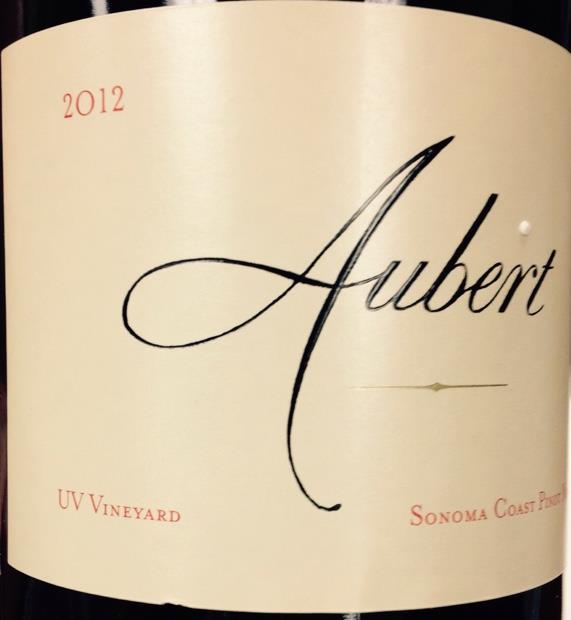 2012 Aubert Pinot Noir UV Vineyard - CellarTracker