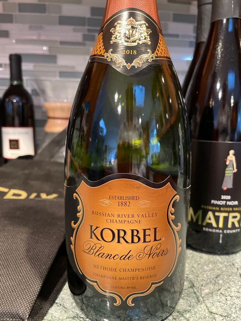 2018 Korbel Blanc de Noirs Methode Champenoise CellarTracker