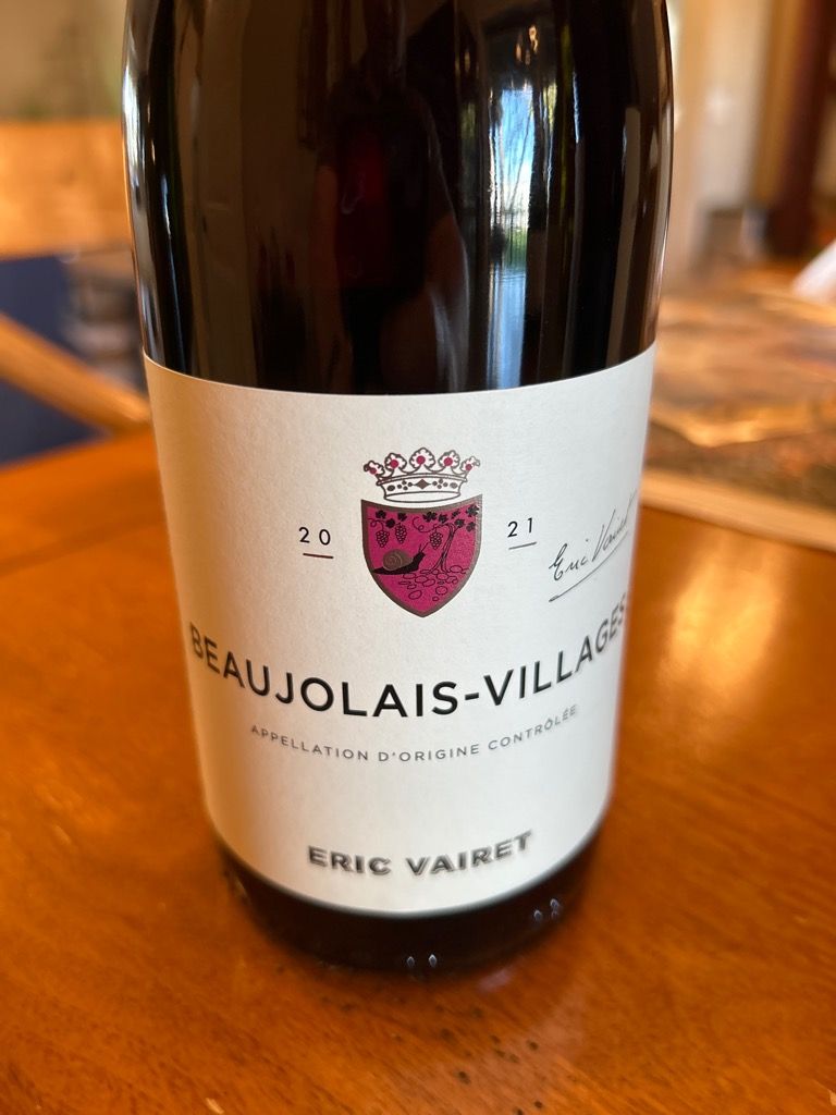 2021 Eric Vairet Beaujolais, France, Burgundy, Beaujolais - CellarTracker