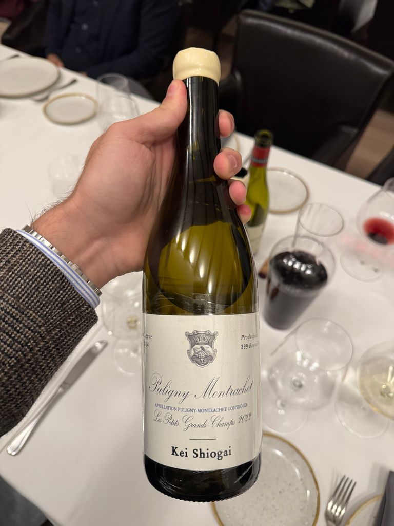 2022 Kei Shiogai Puligny-Montrachet Les Petits Grands Champs