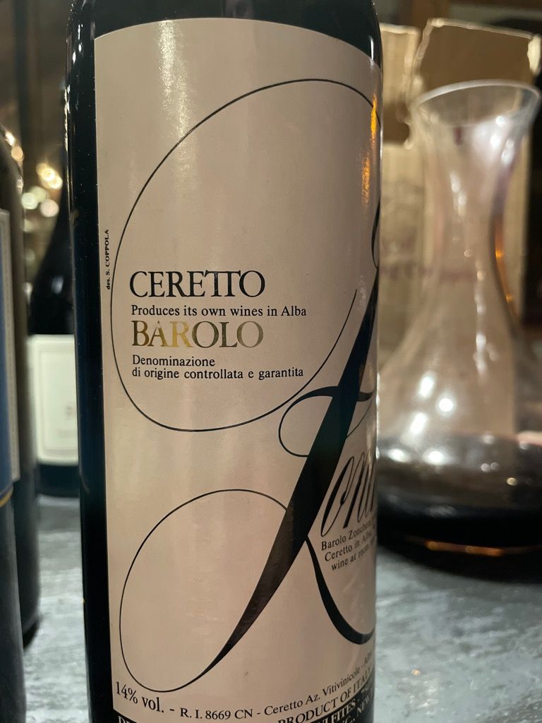 1997 Ceretto Barolo Zonchera - CellarTracker