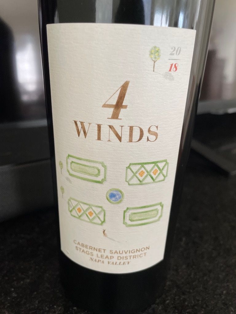 2019 4 Winds Winery Sauvignon, USA, California, Napa Valley, Stags Leap District