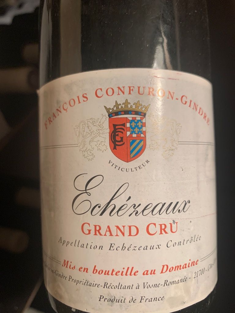 CONFURON-GINDRE AOC Echezeaux Grand Cru 2019 Rouge