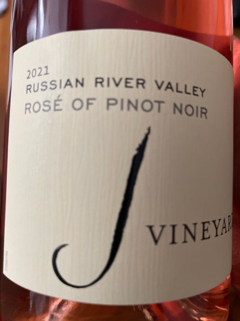 2022 J Vineyards & Winery Rosé of Pinot Noir Russian River Valley, USA ...