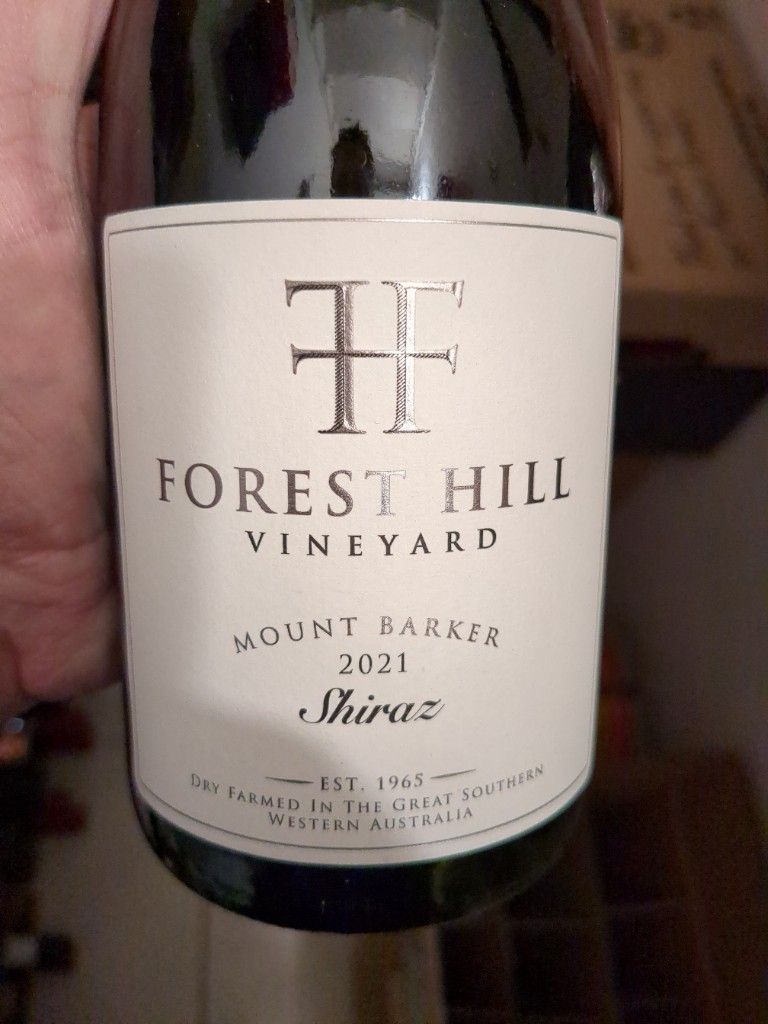 2023 Forest Hill Vineyard Shiraz Estate Mount Barker, Australia ...