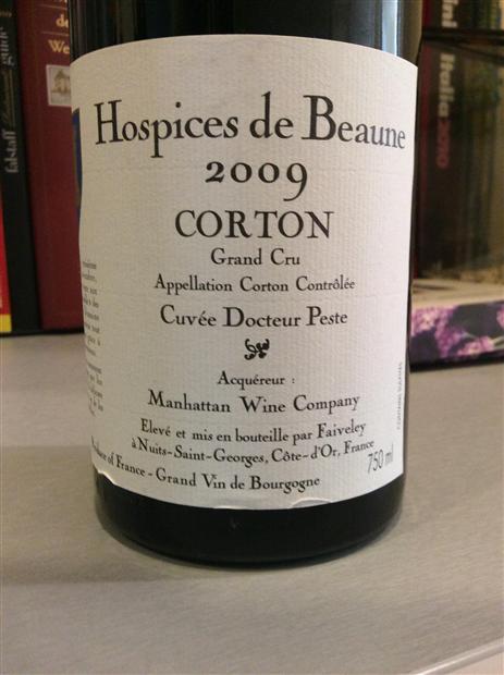 2018 Hospices de Beaune Corton-Cuvée Docteur Peste Faiveley 