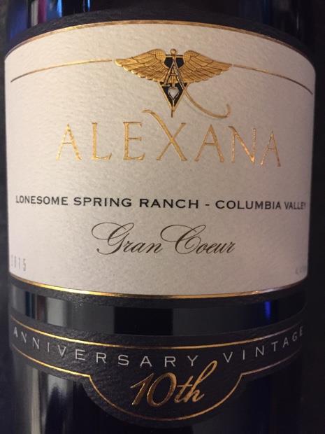 2015 Alexana Gran Coeur Lonesome Spring Ranch, USA, Oregon, Columbia ...