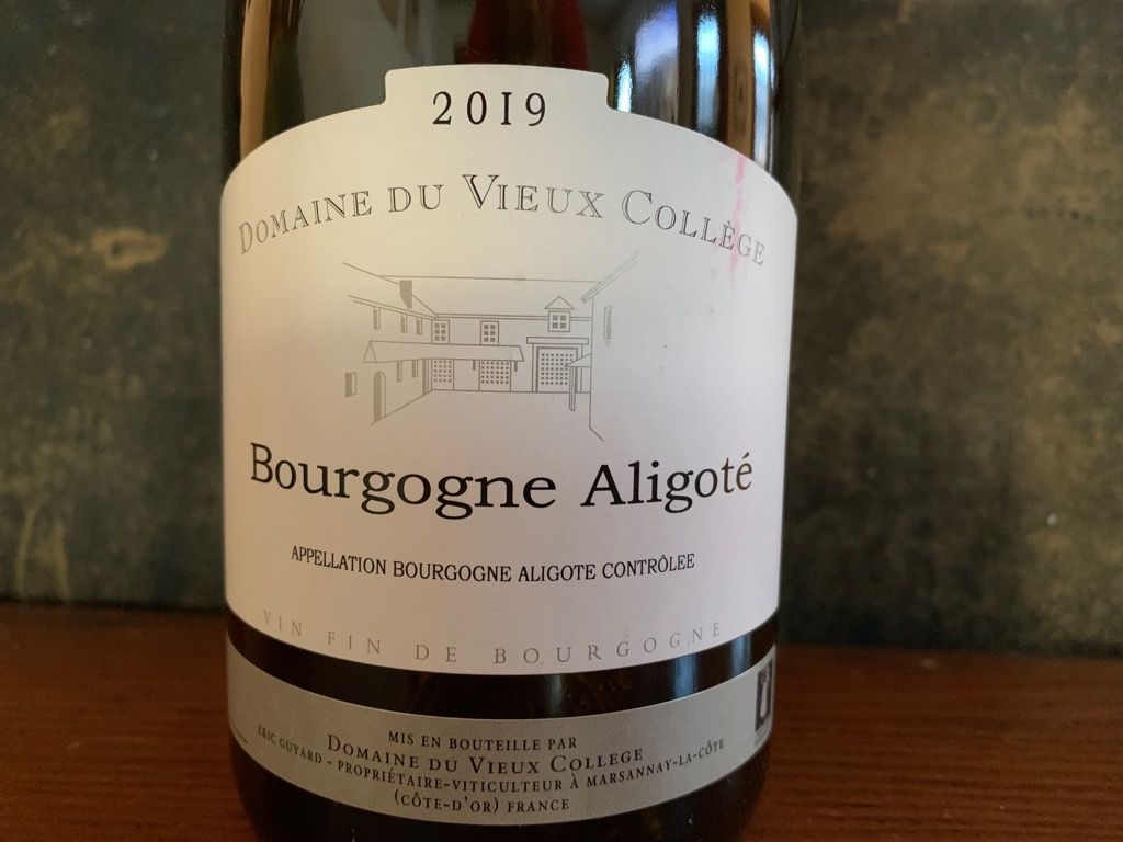 2020 Domaine du Vieux Collège BourgogneAligoté, France, Burgundy, BourgogneAligoté CellarTracker