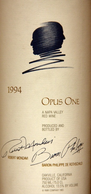 1994 Opus One, USA, California, Napa Valley - CellarTracker