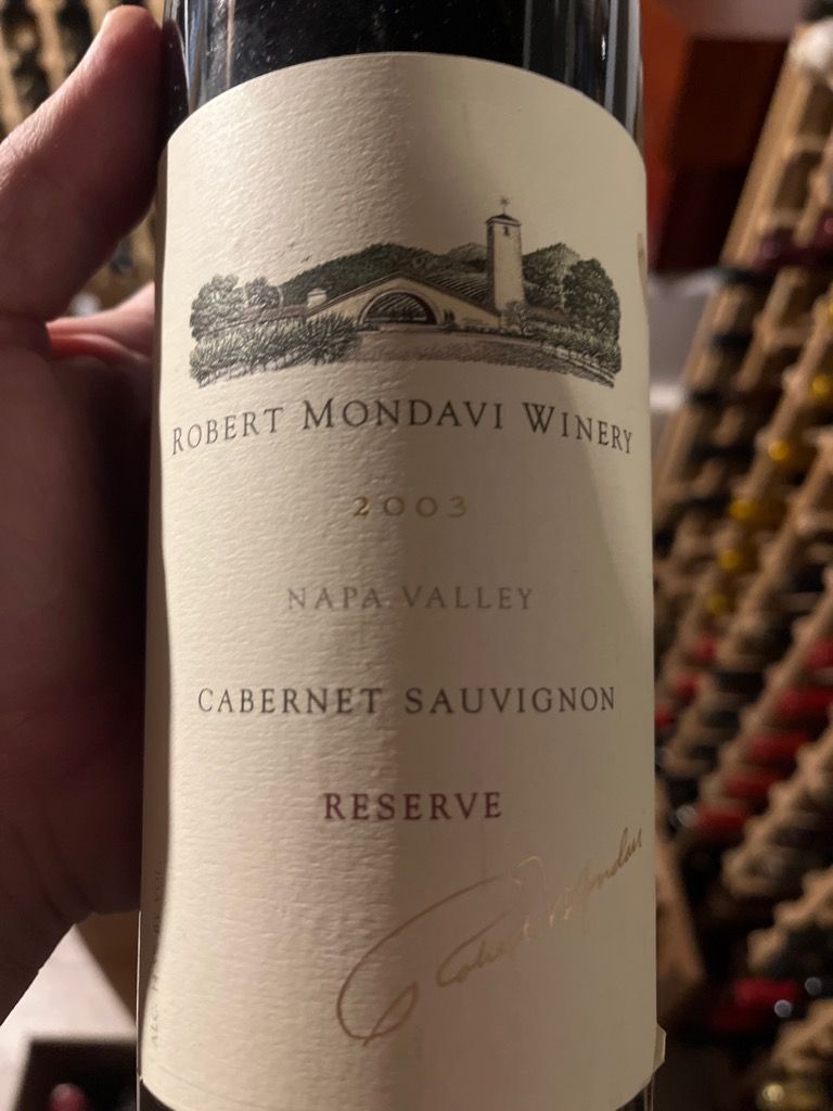 2005 Robert Mondavi Winery Cabernet Sauvignon Reserve