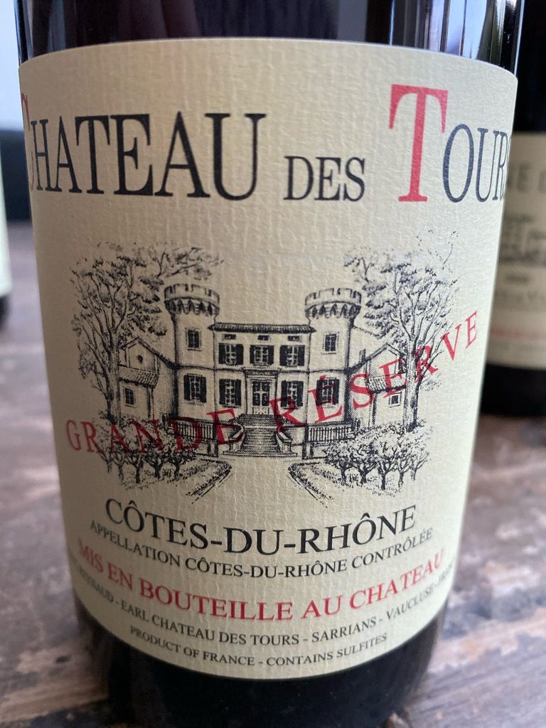 2014 Château des Tours Côtes du Rhône Reserve - CellarTracker