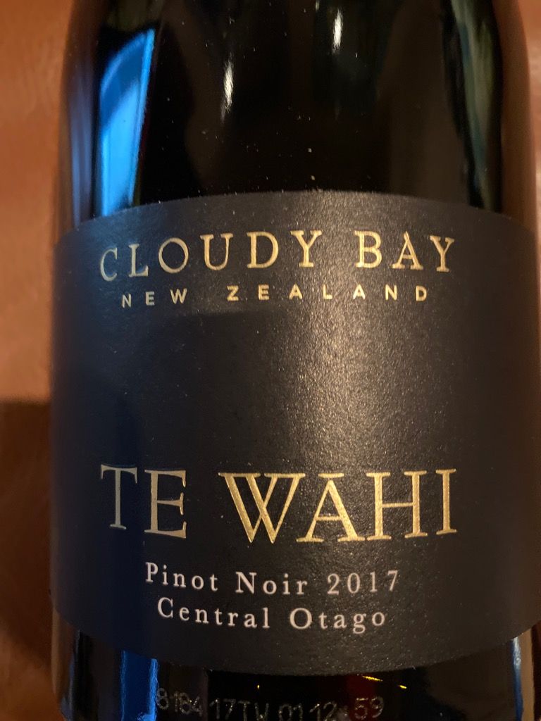 Try It! Cloudy Bay Te Wahi 2017 & 2018 – Burgundy Cave