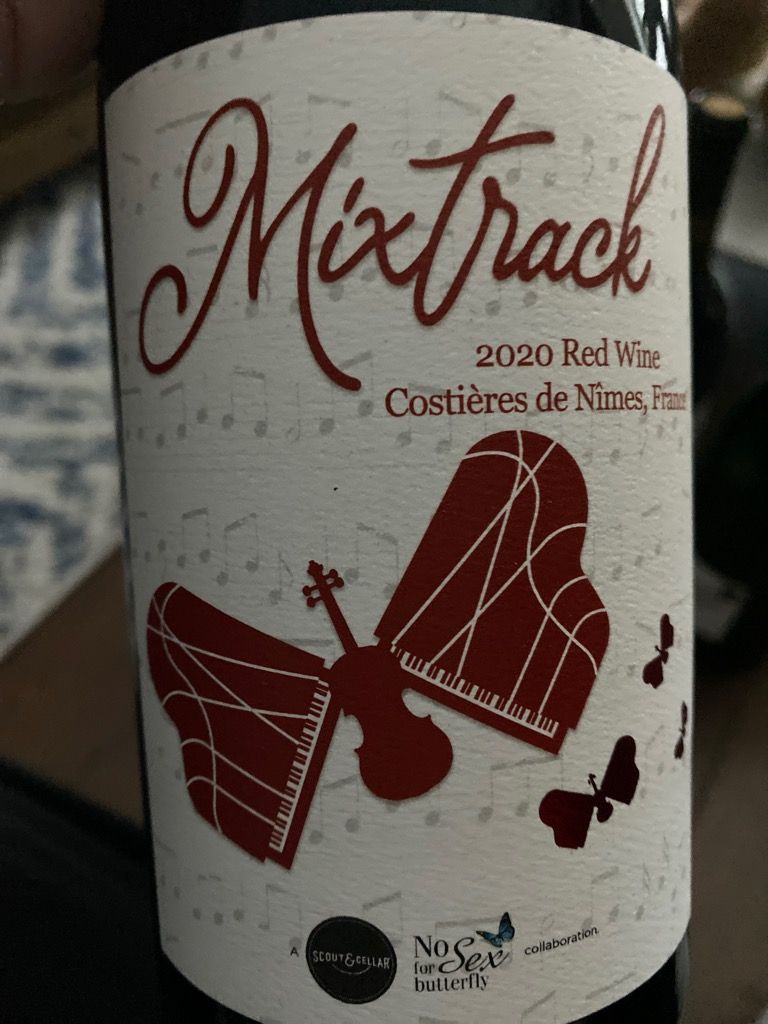 2020 Scout and Cellar Costières-de-Nîmes Mixtrack No Sex for Butterfly  collaboration - CellarTracker