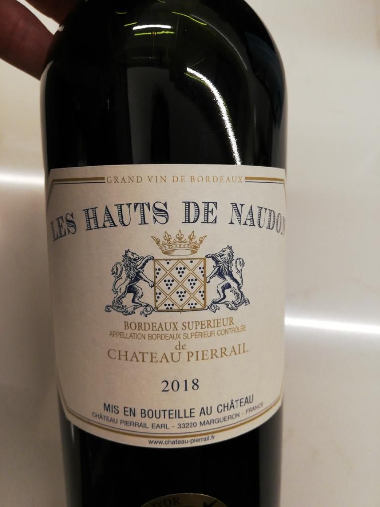 2020 Château Pierrail Les Hauts de Naudon - CellarTracker