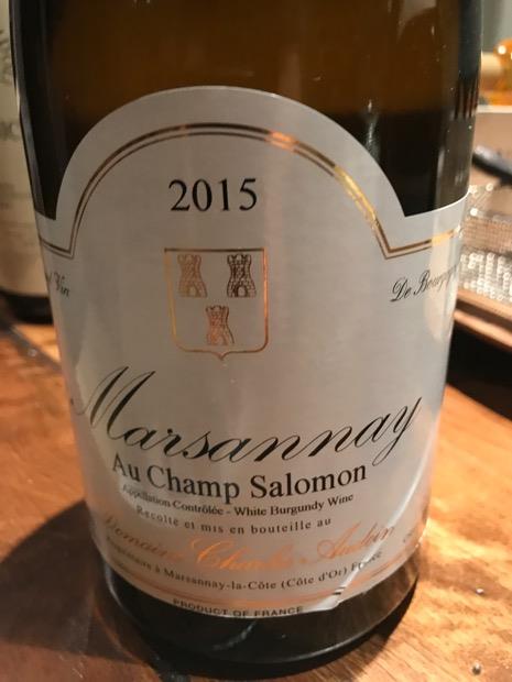 2015 Domaine Charles Audoin Marsannay Au Champ Salomon - CellarTracker