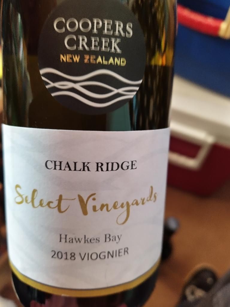 2018 Coopers Creek Viognier SELECT VINEYARDS CHALK RIDGE, New Zealand ...