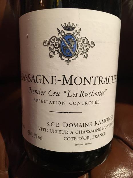 早割クーポン！ 2010 Domaine Ramonet Chassagne-Montrachet 1er Cru Les ワイン