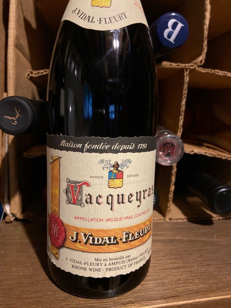 Côtes du Rhône rouge Vidal Fleury a ampuis cote rotie