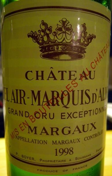 2005 Château Bel Air-Marquis d'Aligre - CellarTracker