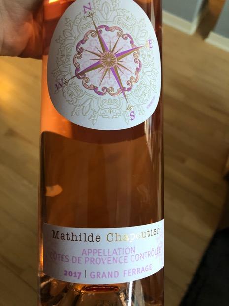 2017 Mathilde Chapoutier Côtes De Provence Grand Ferrage