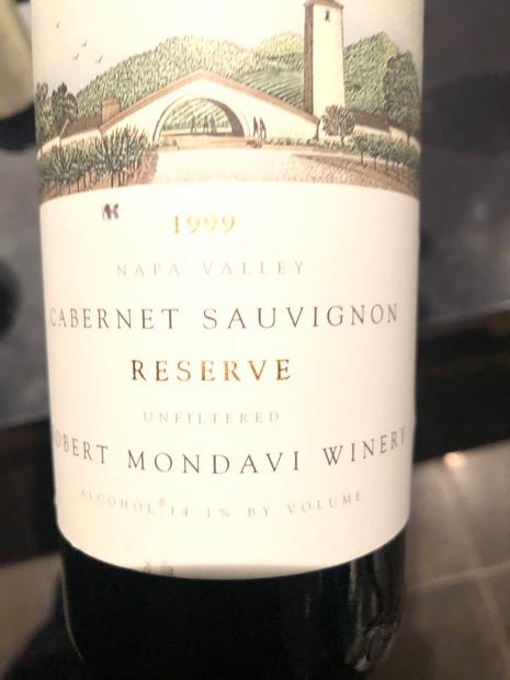 1998 Robert Mondavi Winery Cabernet Sauvignon Reserve - CellarTracker