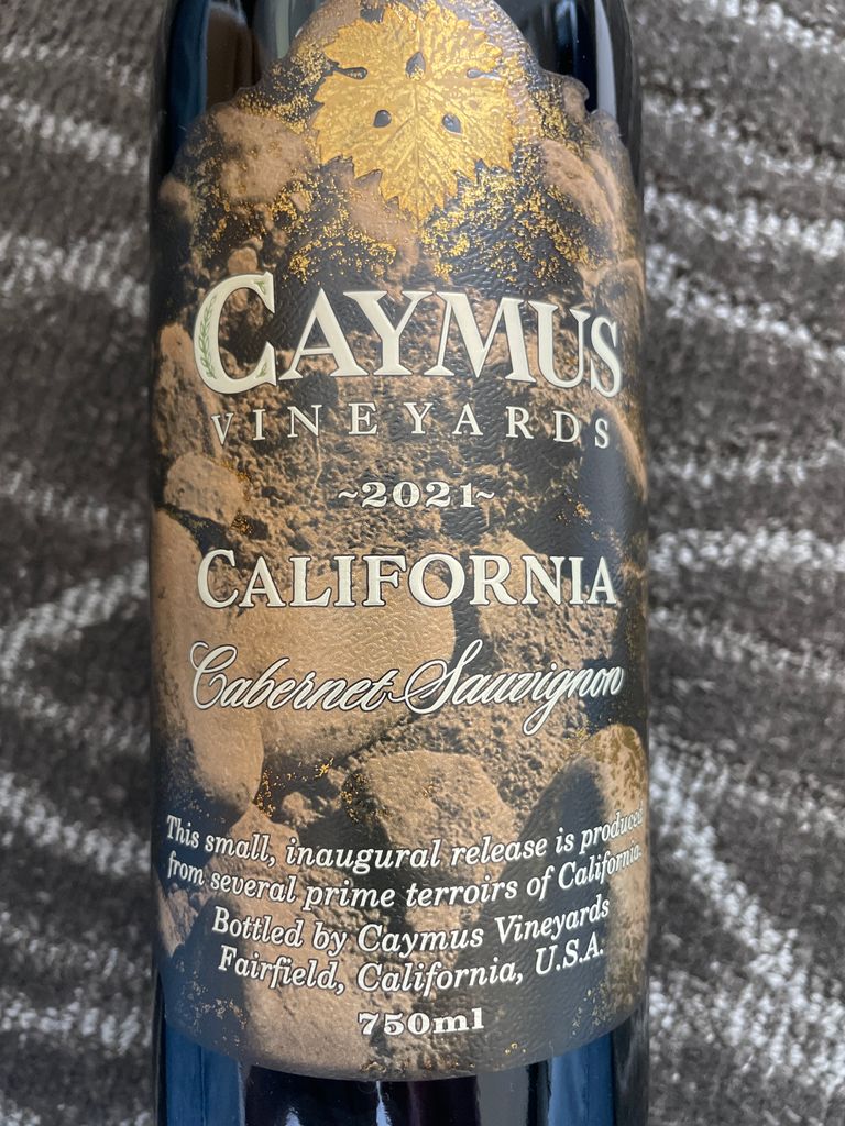2021 Caymus Cabernet Sauvignon California - CellarTracker