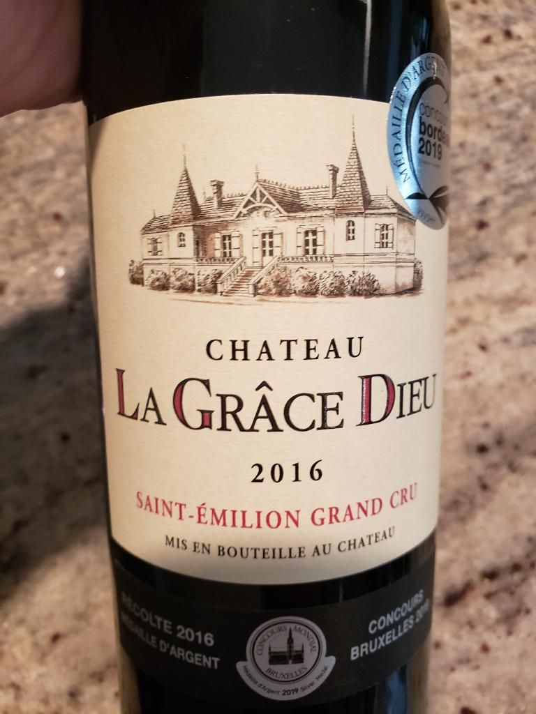 2018 Château La Grace Dieu des Prieurs, France, Bordeaux, Libournais, St. Émilion Grand Cru