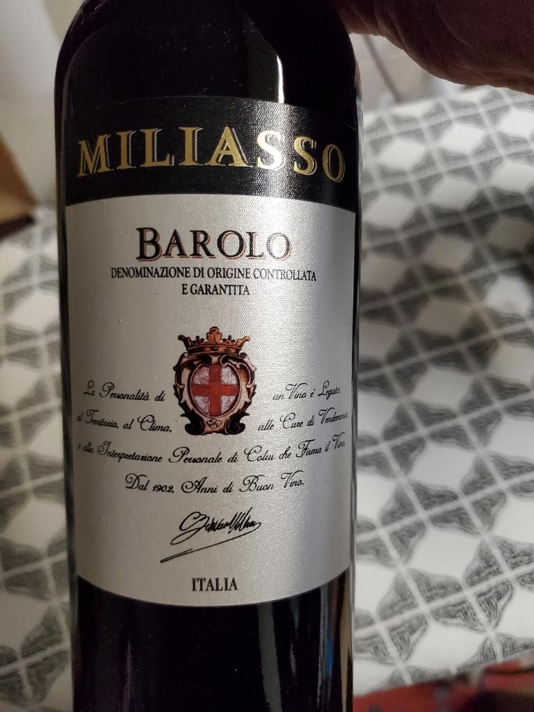 2019 Miliasso Barolo - CellarTracker