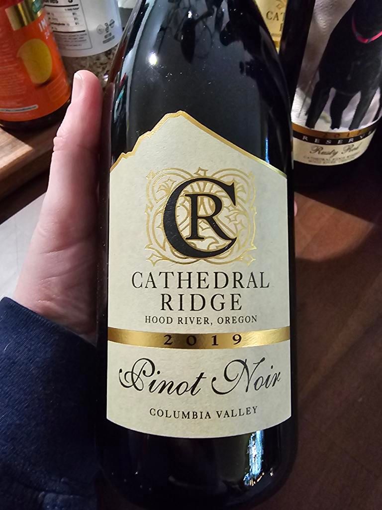 2019 Cathedral Ridge Pinot Noir, USA, Oregon/Washington, Columbia Gorge ...