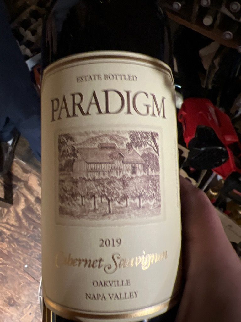 2019 Paradigm Cabernet Sauvignon - CellarTracker