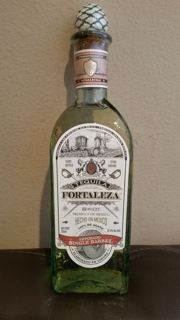 2021 Fortaleza Single Barrel (HiTime) Reposado Tequila, 46.3, Mexico