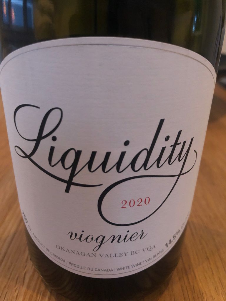 2021 Liquidity Wines Viognier, Canada, British Columbia, Okanagan ...