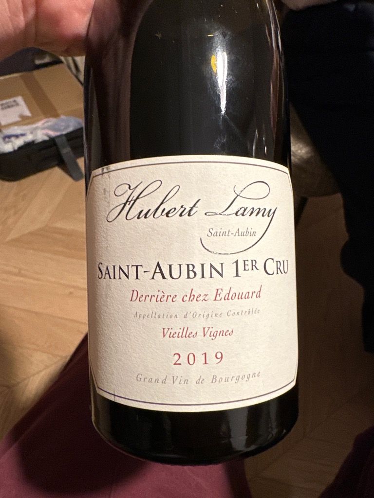 2019 Hubert Lamy Saint-Aubin 1er Cru Derrière Chez Edouard