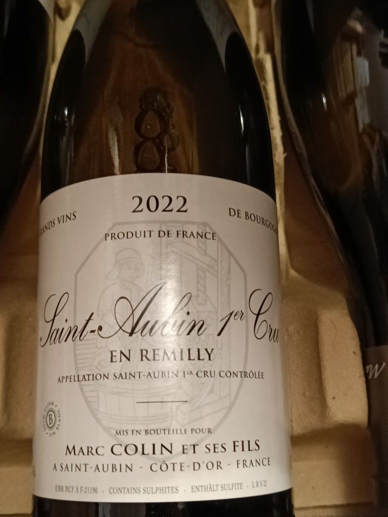 サン・オーバン 1er Cru 2000 Marc Colin et Fils 2000 Marc Colin et Fils Saint-Aubin 1er Cru En Remilly Blanc