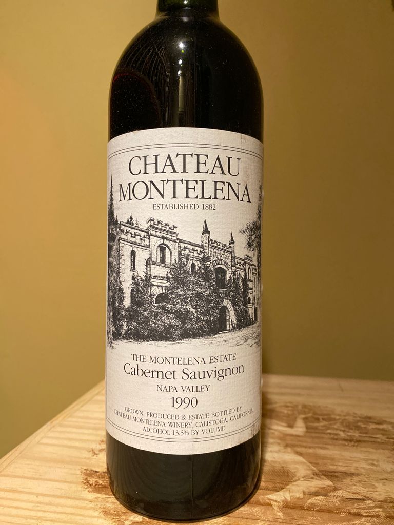 1990 Chateau Montelena Cabernet Sauvignon The Montelena Estate