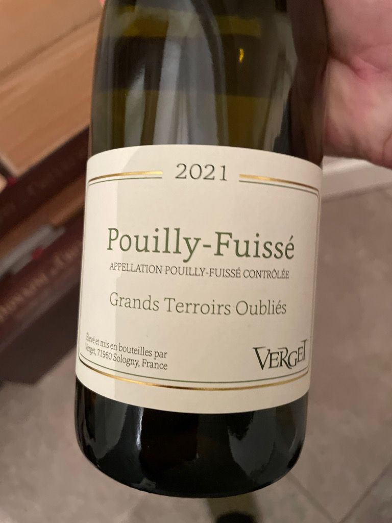 2020 Verget Pouilly-Fuissé Premier Cru Sur La Roche, France, Burgundy ...