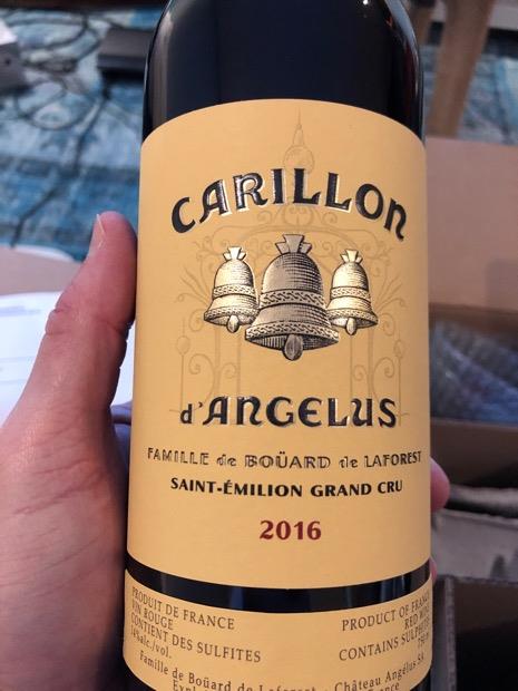2016 Le Carillon de l'Angélus, France, Bordeaux, Libournais, St. Émilion - CellarTracker