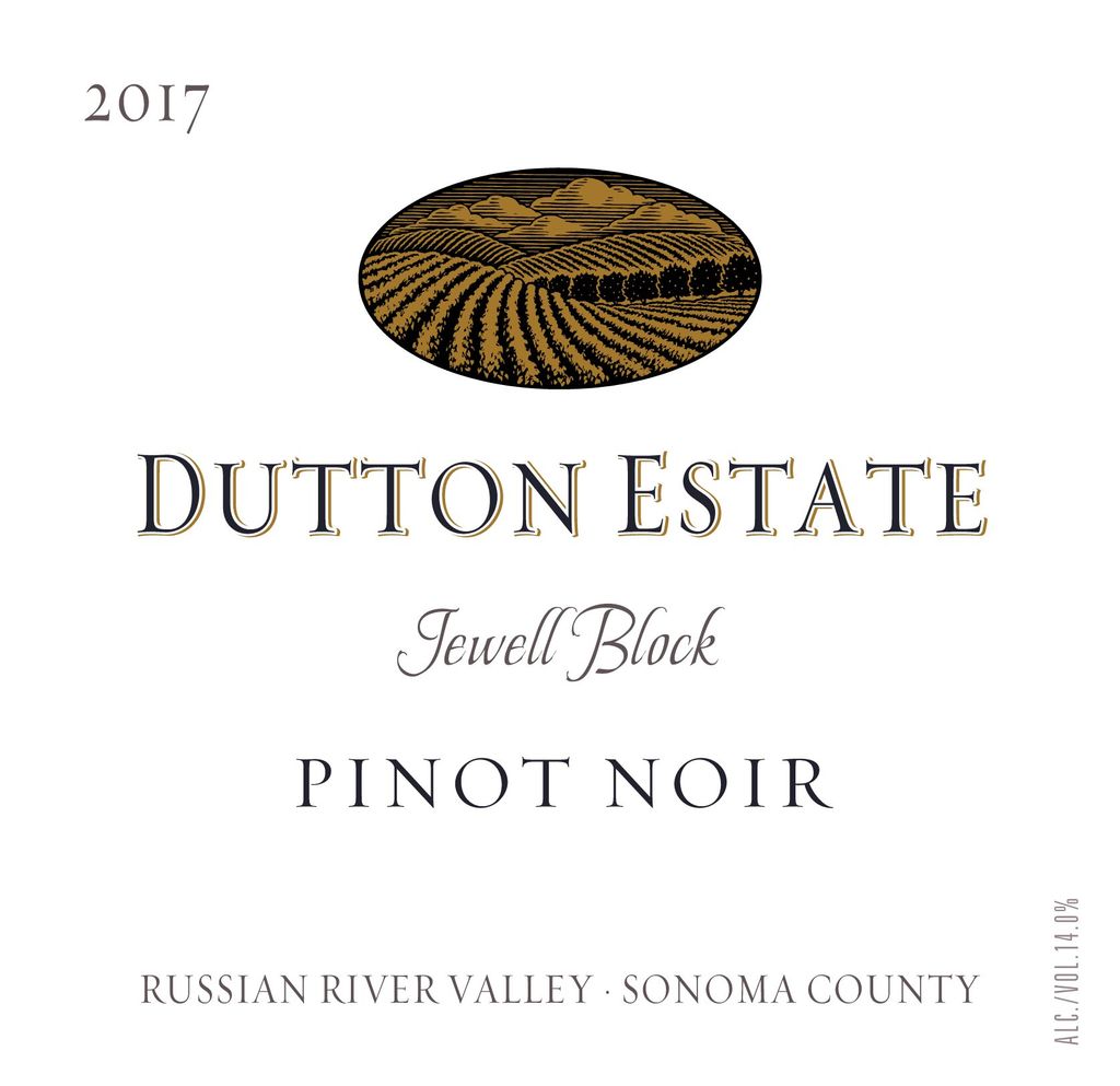 2019 Dutton Estate Pinot Noir Dutton Ranch Jewell Block Vineyard, USA ...