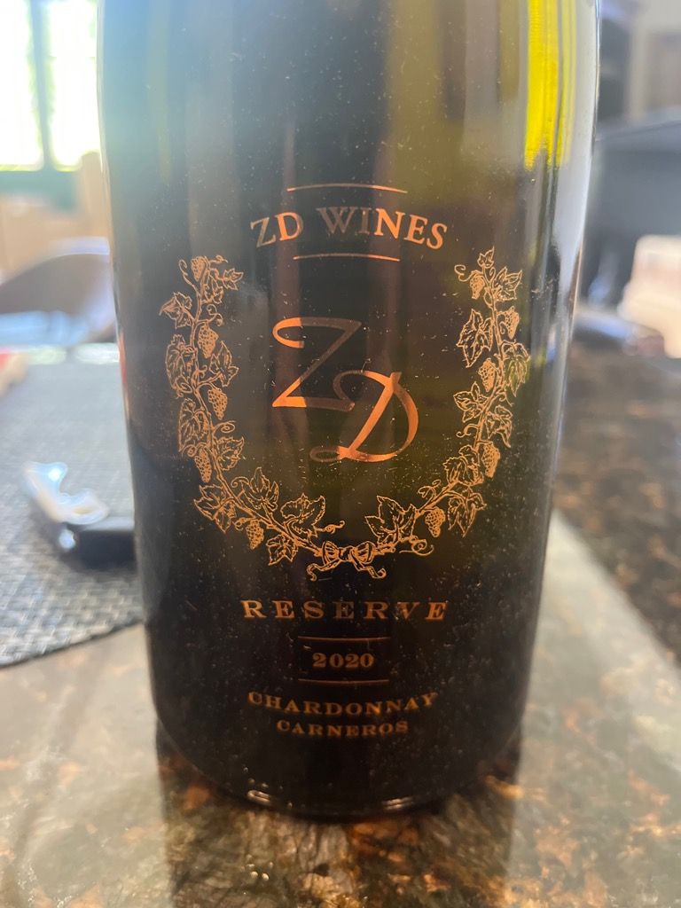 2021 ZD Wines Chardonnay Reserve - CellarTracker