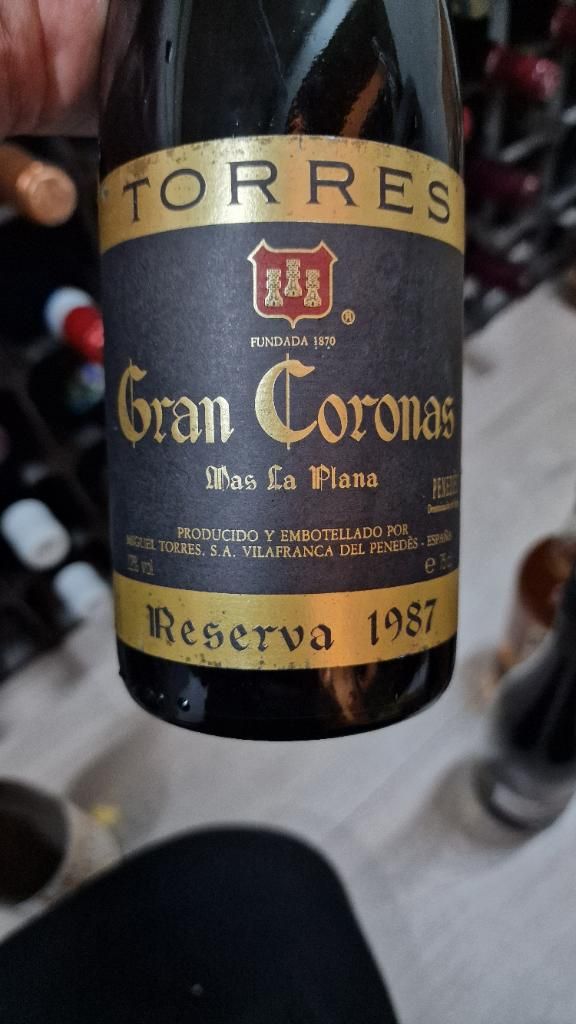 1987 Torres Cabernet Sauvignon Gran Coronas Reserva Mas La Plana